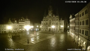 Město Liberec - Náměstí Dr. Edvarda Beneše - 13.2.2026 v 01:15 Město Liberec - Náměstí Dr. Edvarda Beneše - 13.2.2026 v 01:15