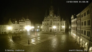 Město Liberec - Náměstí Dr. Edvarda Beneše - 13.2.2026 v 01:45 Město Liberec - Náměstí Dr. Edvarda Beneše - 13.2.2026 v 01:45