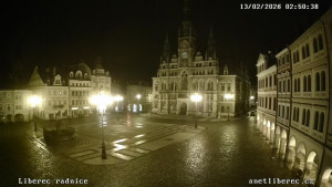 Město Liberec - Náměstí Dr. Edvarda Beneše - 13.2.2026 v 02:45 Město Liberec - Náměstí Dr. Edvarda Beneše - 13.2.2026 v 02:45