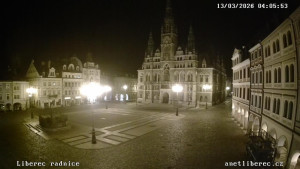 Město Liberec - Náměstí Dr. Edvarda Beneše - 13.3.2026 v 04:00 Město Liberec - Náměstí Dr. Edvarda Beneše - 13.3.2026 v 04:00