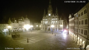 Město Liberec - Náměstí Dr. Edvarda Beneše - 13.3.2026 v 21:15 Město Liberec - Náměstí Dr. Edvarda Beneše - 13.3.2026 v 21:15