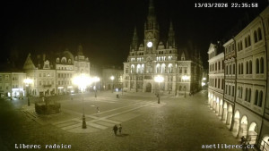 Město Liberec - Náměstí Dr. Edvarda Beneše - 13.3.2026 v 22:30 Město Liberec - Náměstí Dr. Edvarda Beneše - 13.3.2026 v 22:30