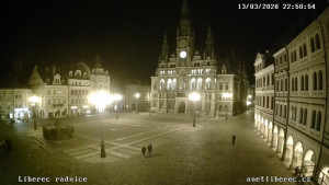 Město Liberec - Náměstí Dr. Edvarda Beneše - 13.3.2026 v 22:45 Město Liberec - Náměstí Dr. Edvarda Beneše - 13.3.2026 v 22:45