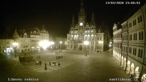 Město Liberec - Náměstí Dr. Edvarda Beneše - 13.3.2026 v 23:45 Město Liberec - Náměstí Dr. Edvarda Beneše - 13.3.2026 v 23:45