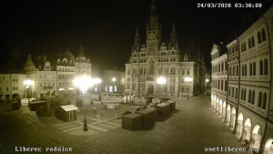 Město Liberec - Náměstí Dr. Edvarda Beneše - 24.3.2026 v 03:30 Město Liberec - Náměstí Dr. Edvarda Beneše - 24.3.2026 v 03:30