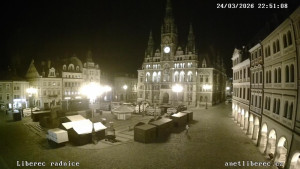 Město Liberec - Náměstí Dr. Edvarda Beneše - 24.3.2026 v 22:45 Město Liberec - Náměstí Dr. Edvarda Beneše - 24.3.2026 v 22:45