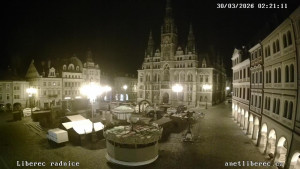 Město Liberec - Náměstí Dr. Edvarda Beneše - 30.3.2026 v 02:15 Město Liberec - Náměstí Dr. Edvarda Beneše - 30.3.2026 v 02:15