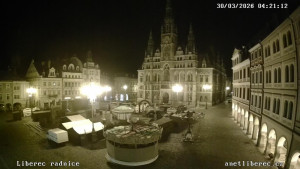 Město Liberec - Náměstí Dr. Edvarda Beneše - 30.3.2026 v 04:15 Město Liberec - Náměstí Dr. Edvarda Beneše - 30.3.2026 v 04:15