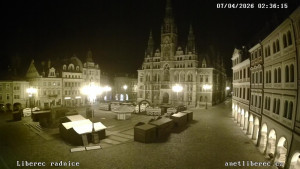 Město Liberec - Náměstí Dr. Edvarda Beneše - 7.4.2026 v 02:30 Město Liberec - Náměstí Dr. Edvarda Beneše - 7.4.2026 v 02:30