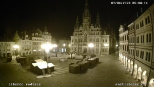 Město Liberec - Náměstí Dr. Edvarda Beneše - 7.4.2026 v 05:00 Město Liberec - Náměstí Dr. Edvarda Beneše - 7.4.2026 v 05:00
