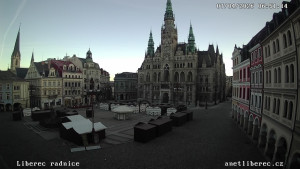 Město Liberec - Náměstí Dr. Edvarda Beneše - 7.4.2026 v 06:45 Město Liberec - Náměstí Dr. Edvarda Beneše - 7.4.2026 v 06:45