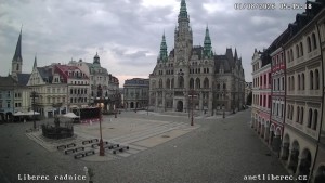 City of Liberec - Dr. Edvard Beneš Square - 1.8.2026 v 05:45 City of Liberec - Dr. Edvard Beneš Square - 1.8.2026 v 05:45