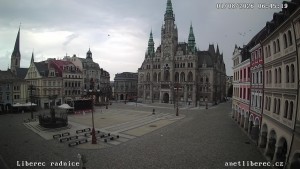 City of Liberec - Dr. Edvard Beneš Square - 1.8.2026 v 06:45 City of Liberec - Dr. Edvard Beneš Square - 1.8.2026 v 06:45