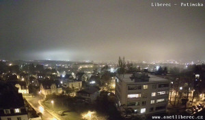 Město Liberec - Dolní Hanychov, Jizerské hory - 9.11.2025 v 17:15 Město Liberec - Dolní Hanychov, Jizerské hory - 9.11.2025 v 17:15