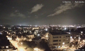 Město Liberec - Dolní Hanychov, Jizerské hory - 9.12.2025 v 21:45 Město Liberec - Dolní Hanychov, Jizerské hory - 9.12.2025 v 21:45