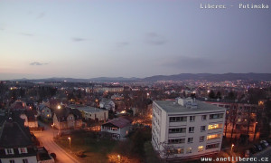 Město Liberec - Dolní Hanychov, Jizerské hory - 23.3.2026 v 18:45 Město Liberec - Dolní Hanychov, Jizerské hory - 23.3.2026 v 18:45