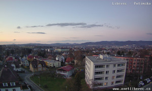 Město Liberec - Dolní Hanychov, Jizerské hory - 4.4.2026 v 19:45 Město Liberec - Dolní Hanychov, Jizerské hory - 4.4.2026 v 19:45