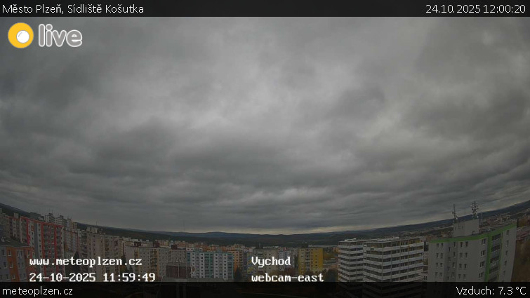 Město Plzeň - Sídliště Košutka - 24.10.2025 v 12:00 Město Plzeň - Sídliště Košutka - 24.10.2025 v 12:00