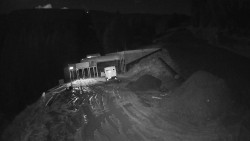 Modrá sjezdovka - dojezd k lanové dráze