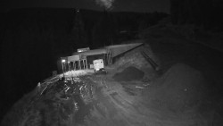 Modrá sjezdovka - dojezd k lanové dráze