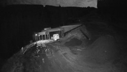 Modrá sjezdovka - dojezd k lanové dráze