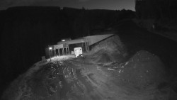 Modrá sjezdovka - dojezd k lanové dráze