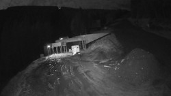 Modrá sjezdovka - dojezd k lanové dráze