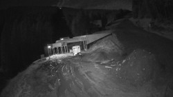 Modrá sjezdovka - dojezd k lanové dráze