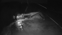 Modrá sjezdovka - dojezd k lanové dráze