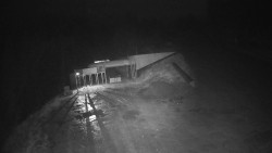 Modrá sjezdovka - dojezd k lanové dráze