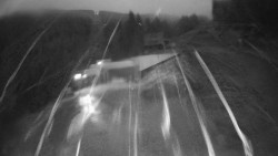 Modrá sjezdovka - dojezd k lanové dráze