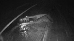 Modrá sjezdovka - dojezd k lanové dráze