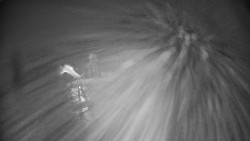 Modrá sjezdovka - dojezd k lanové dráze