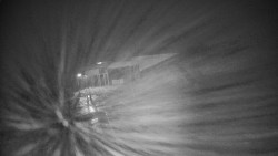 Modrá sjezdovka - dojezd k lanové dráze