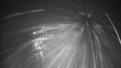 Modrá sjezdovka - dojezd k lanové dráze