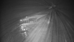 Modrá sjezdovka - dojezd k lanové dráze