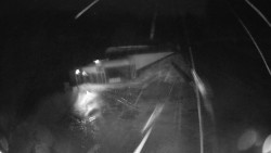 Modrá sjezdovka - dojezd k lanové dráze