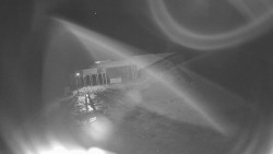 Modrá sjezdovka - dojezd k lanové dráze