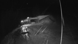 Modrá sjezdovka - dojezd k lanové dráze