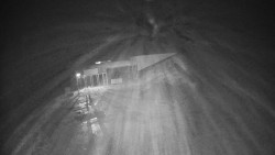 Modrá sjezdovka - dojezd k lanové dráze