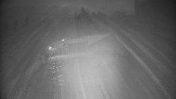 Modrá sjezdovka - dojezd k lanové dráze