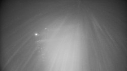 Modrá sjezdovka - dojezd k lanové dráze