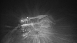 Modrá sjezdovka - dojezd k lanové dráze