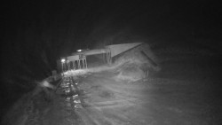 Modrá sjezdovka - dojezd k lanové dráze