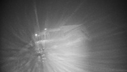 Modrá sjezdovka - dojezd k lanové dráze