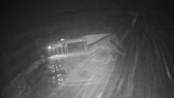 Modrá sjezdovka - dojezd k lanové dráze