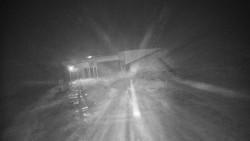 Modrá sjezdovka - dojezd k lanové dráze