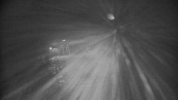 Modrá sjezdovka - dojezd k lanové dráze