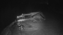 Modrá sjezdovka - dojezd k lanové dráze