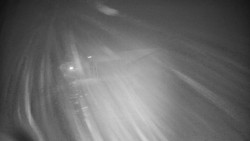 Modrá sjezdovka - dojezd k lanové dráze